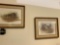 2 wooden framed prints