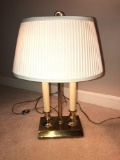 Brass lamp With shade