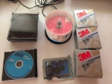 Dvd, cases, diskettes, etc