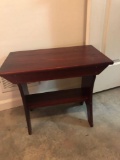 Wooden pine side table