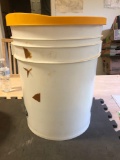 Tool bucket caddy with 4 trays and contents
