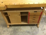Sjobergs wooden work table