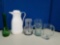 White Thermos/Pitcher/Vase/Mug/CocaCola Glass Cup