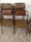 4 folding card table chairs