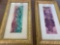 2 alao dipo prints in plastic gold frames