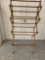 Vintage wooden drying clothes rack