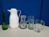 White Thermos/Pitcher/Vase/Mug/CocaCola Glass Cup