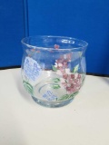 Glass Bowl - Flower Design