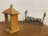 Metal rack/ bird house