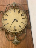 Metal wall clock