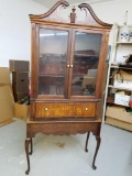 Antique Wood China Cabinet