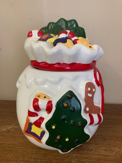 Christmas cookie jar