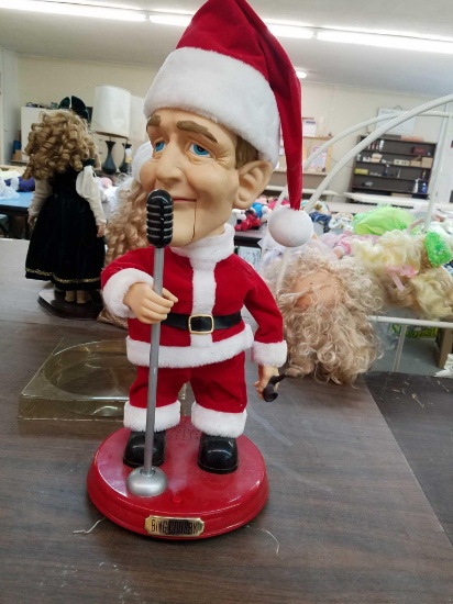 Rare Bing Crosby Moving Singing Santa