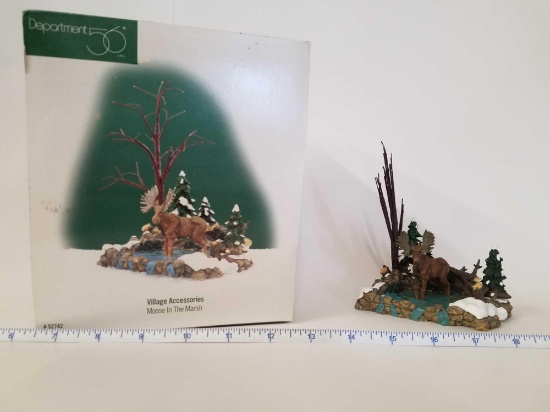 Village Accessories - Department 56 "Moose In The Marsh"