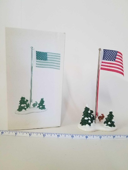 Village - Department 56 "Flag Pole"