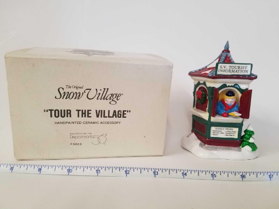 The Original Snow Village - Department 56 "Tour The Village"