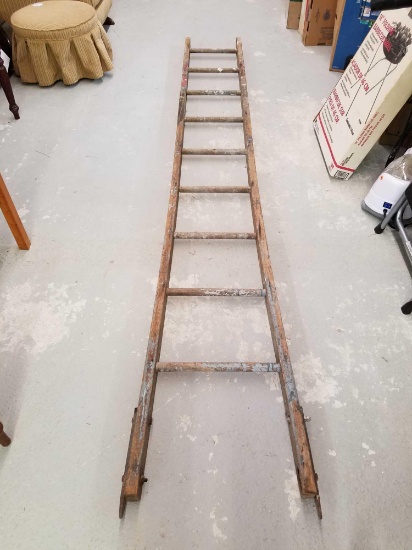 Approx. 10 ft. Wooden Ladder