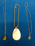 3 beautiful necklaces