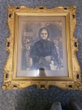 Ventage Framed Picture of Lady