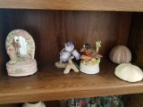 Music Box, Decorative Flower and Bird, and Sea Shells