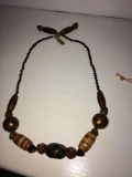NEW wooden bead Necklace