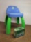 Childrens Leap Frog Chair and Jungle Book Tin Box