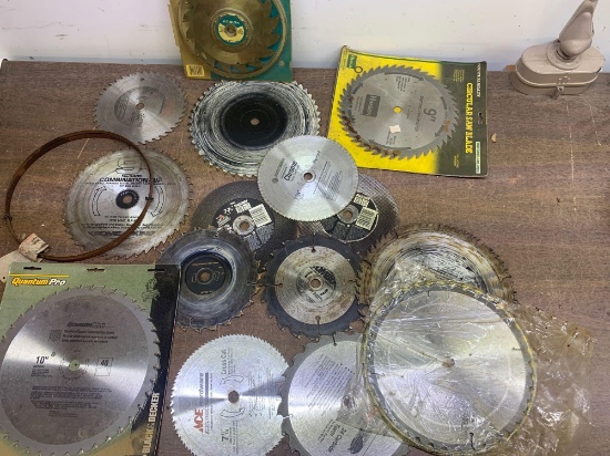 Circular saw blade and other blades lot
