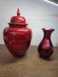 2 Decorative Vases