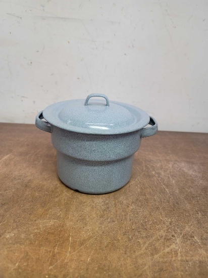 Small Enameled Pot