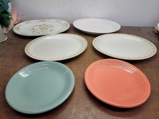 2 Plates and 4 Platters