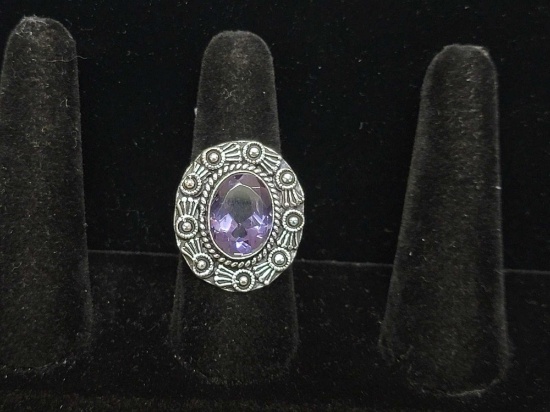 Size 9 German Silver Ring