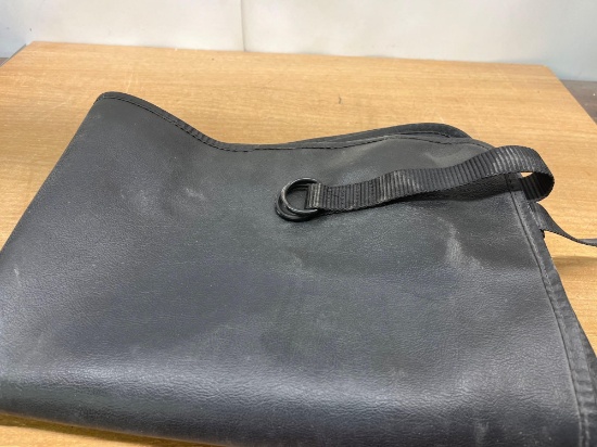 Black Cover with Zipper Pocket