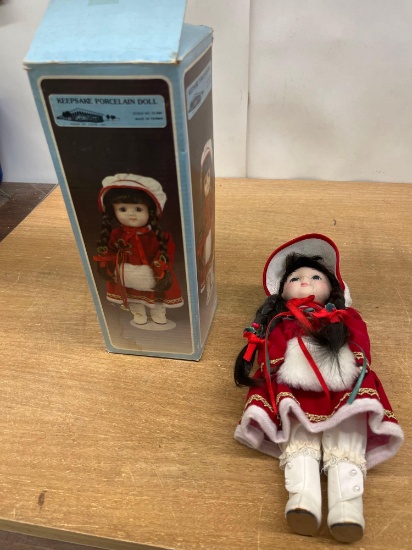 Keepsake Porcelain Doll in Box