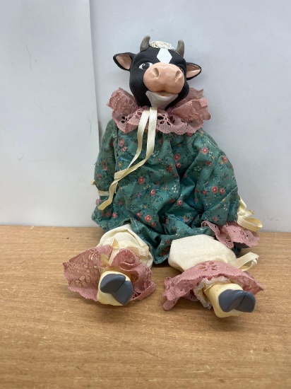 Porcelain Cow Doll
