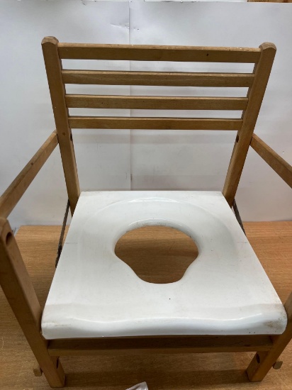 Wooden Doll Potty