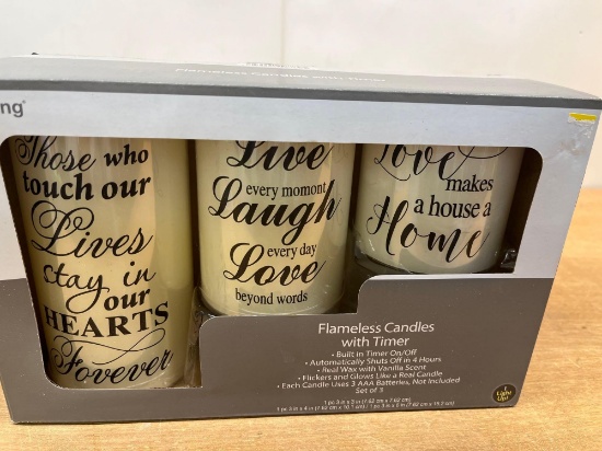 New Flameless Candles with Timer