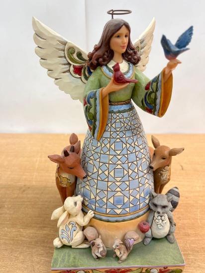 Jim Shore Woodland Wonders Angel Figurine