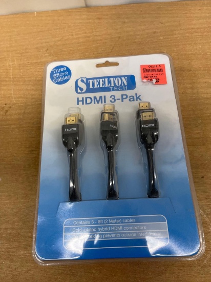 New Steelton HDMI 3 Pak Cables