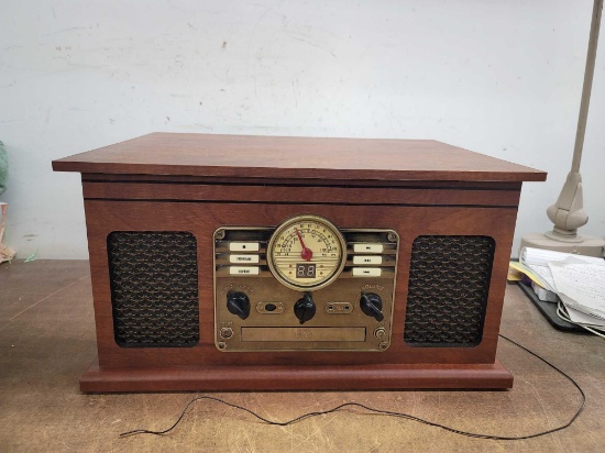 5 in 1 Nostalgic Entertainment Center