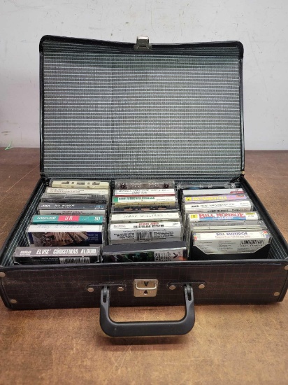 Cassette Tapes and Carrying Case