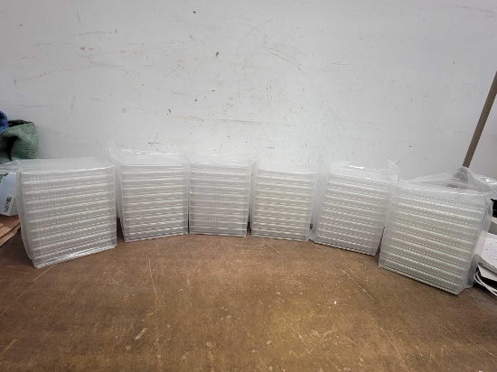 6 Packs of 10 Genetix 384 SQR Well Plate PS/Cover 10s