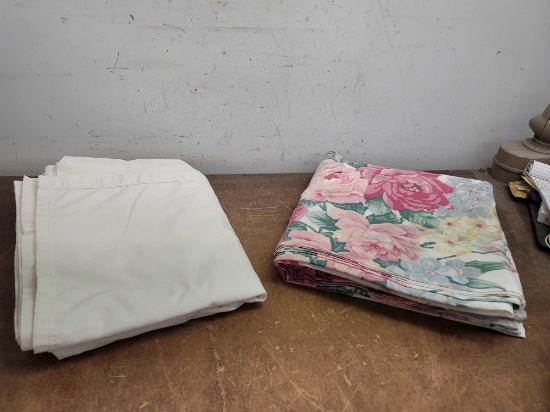 1 Curtain and 1 Flat Sheet