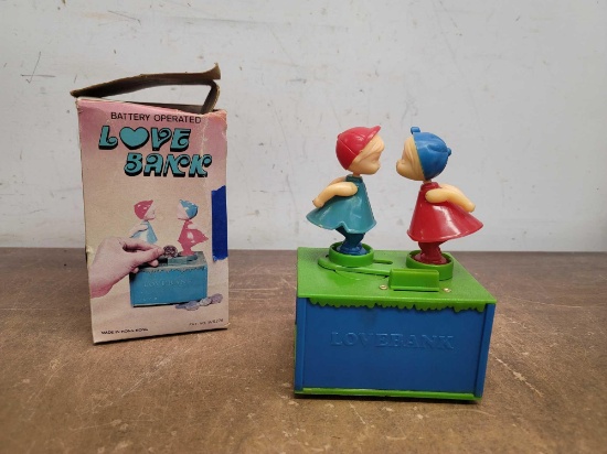 Love Bank/Battery Operated Coin Bank