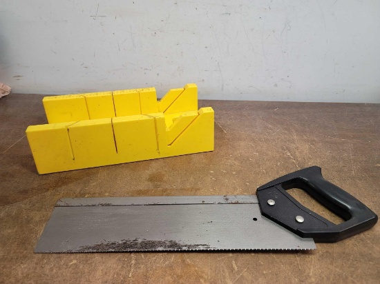 Miter Saw and Miter Box
