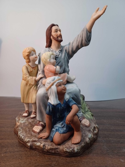 1989 Masterpiece Porcelain Christ and Children