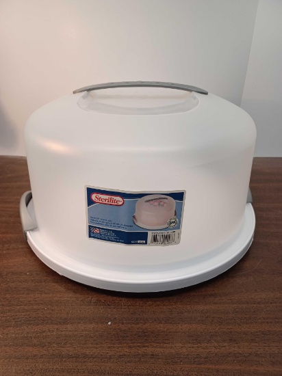 Sterilite 12 Inch Round Cake Container