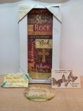 Scroll Art w/ Decorative Hanger and 3 Inspirational Quotes