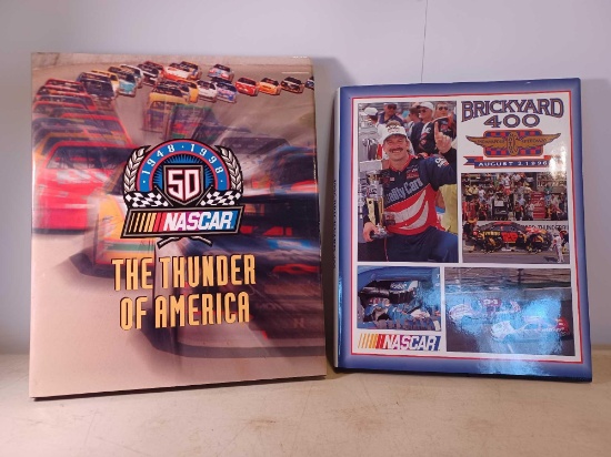 NASCAR The Thunder of America and 1997 Brickyard 400 Hardback Books