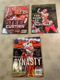 2 Clemson Tigers Sports Illustrated Magazines / 1 Clemson Tigers Tigertime Magazine