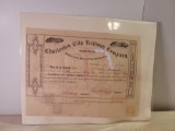 Charleston City Railway Company Stock Certificate